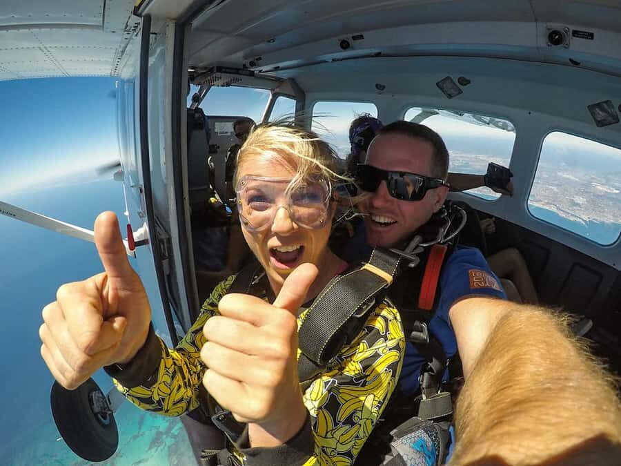 Hillary's Harbour: Rottnest Island Skydive and Ferry Package - Rottnest Airfield check-in: paperwork, harness fitting, and safety talk