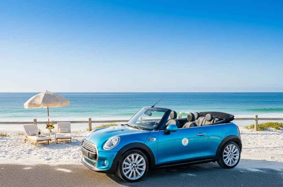 Perth: Coastal Beach Tour in a Mini Cooper Convertible - Top-Down Coastline, Done the Comfortable Way