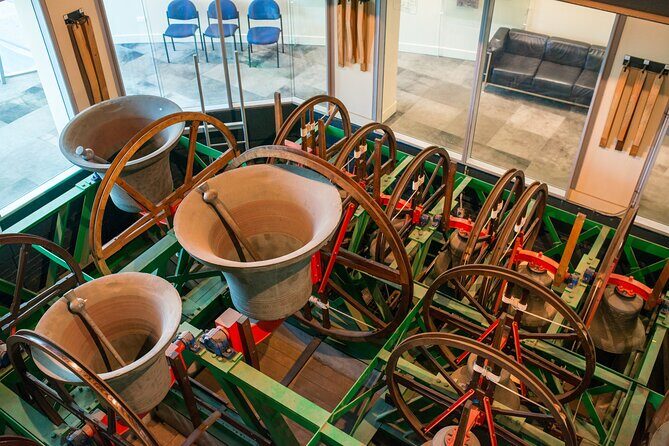 The Romance Package (Bell Tower tour for 2 people, plus personalised Love Lock) - Bell Chiming Experience: the hands-on ringing moment